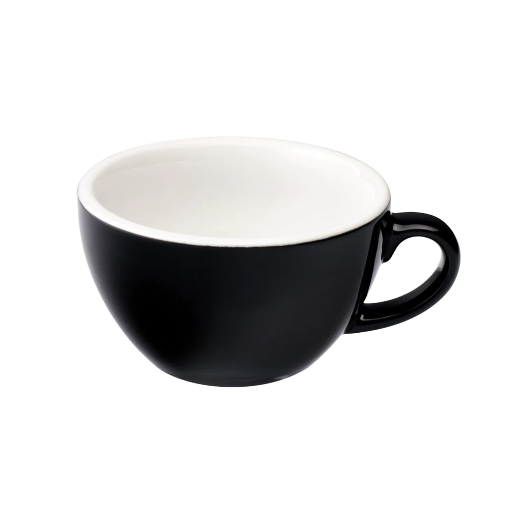 Ceasca Cafea  Basic  Ceramicã Negru + Alb 200ml [0]