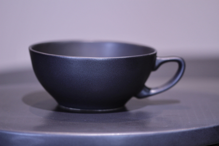 Ceascã Vulcano Adora, 250ml,  Negru Mat Carbon Indigo (ceai, cappuccino, flat white) Design Special [5]