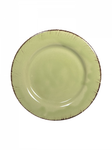 Farfurie Desert Glaze Verde-Lemon 20cm (glazurat manual) [0]