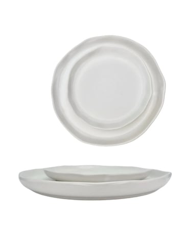 Black Friday 2025 - Farfurie Desert NOVUM alb mat Milk Foam 21cm (gresie ceramica glazurata manual)