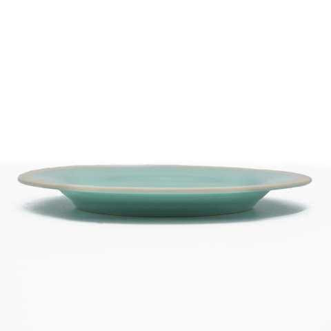 Farfurie Glaze Aquamarine 20cm desert (glazurã albastru-verde aquamarine) [2]