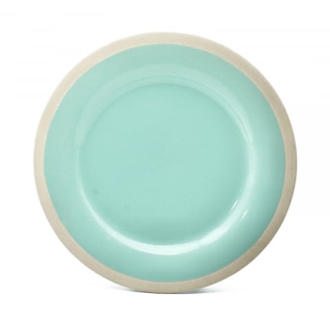 OUTLET -60% - Farfurie Glaze Aquamarine 20cm desert (glazurã albastru-verde aquamarine)