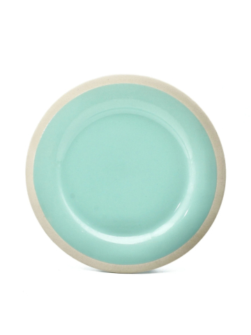 OUTLET -60% - Farfurie Glaze Aquamarine 20cm desert (glazurã albastru-verde aquamarine)