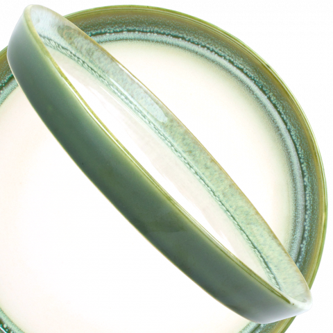 Farfurie Mare Infinity Green 25cm, Glazurare Manualã (Horeca Profesional) [3]