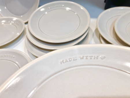 Farfurie Mare LOVE (Gri Vintage, Semiadâncã 26cm) [3]