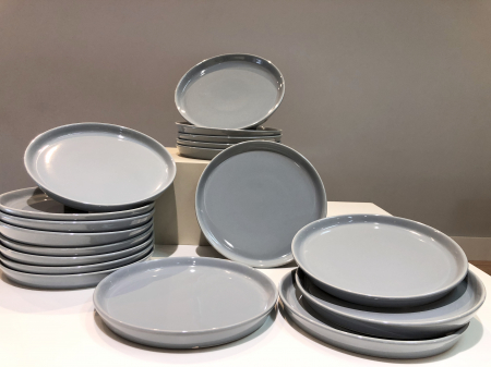 Farfurie Mare Nebula (Gri-Albastru 26cm) [7]