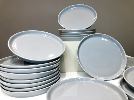 Farfurie Mare Nebula (Gri-Albastru 26cm) [6]