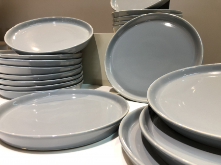 Farfurie Mare Nebula (Gri-Albastru 26cm) [8]