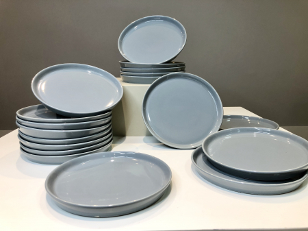 Farfurie Mare Nebula (Gri-Albastru 26cm) [3]