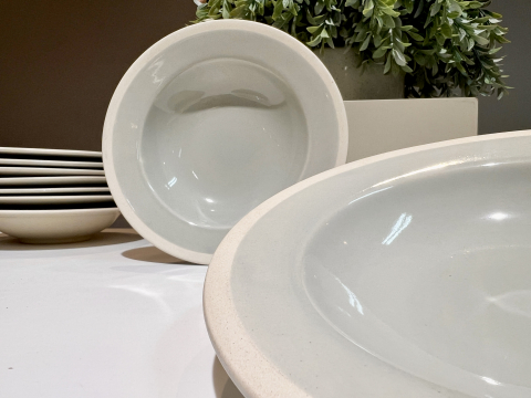 Farfurie Paste Glaze Gri Antracit (26cm glazurat manual) [3]
