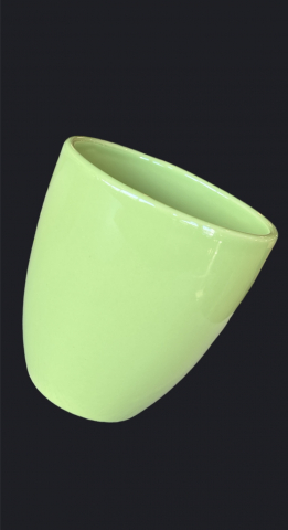 Ghiveci HOME Verde Lime (Diametru 13cm Inaltime 14cm) mască ceramică flori [2]