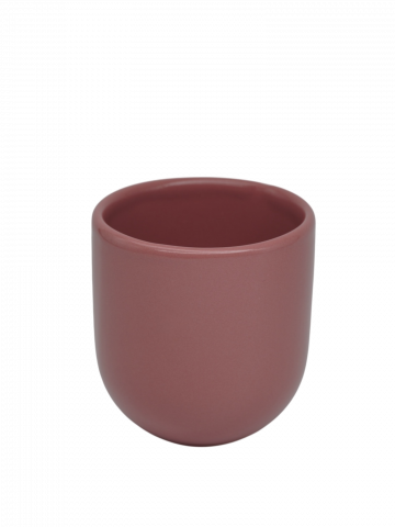 Căni & Cești - Pahar Cafea NOVUM Marsala Rose 250 ml Gresie Ceramică Premium ceasca esprosso cappucino