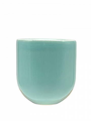 PAHAR CAFEA ALBASTRU DESCHIS (PANTONE Baby Blue , 250ML) GRESIE GLAZURATÃ MANUAL [4]