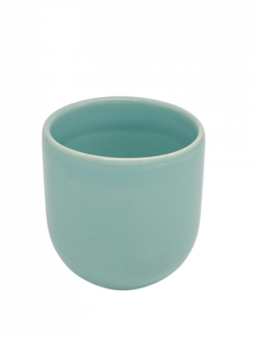 PAHAR CAFEA ALBASTRU DESCHIS (PANTONE Baby Blue , 250ML) GRESIE GLAZURATÃ MANUAL [5]