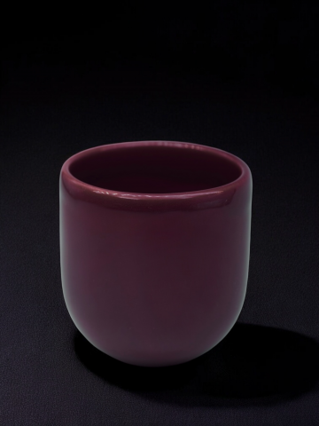 Căni & Cești - Pahar Cafea NOVUM Imperio Dark Purple 250 ml Gresie Ceramică Premium Mov Inchis ceasca espresso cappucino