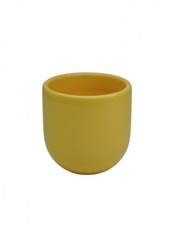 Căni & Cești - Pahar Cafea NOVUM Amber Solaris 250 ml Ceramică Glazurată Manual