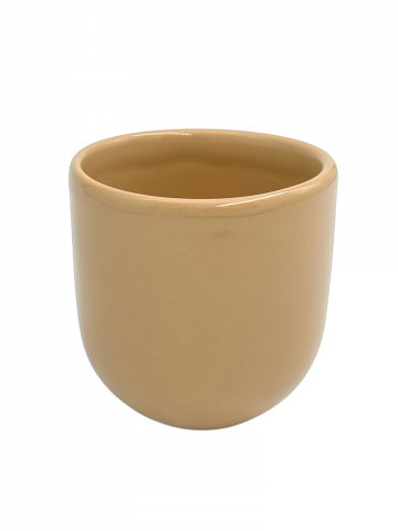 PAHAR CAFEA NOVUM BEJ DESCHIS (PANTONE Brazilian Sand, 250ML) GRESIE GLAZURATÃ MANUAL [2]