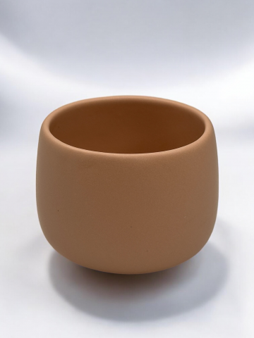 Pahar cafea NOVUM Margo Cappucino 330ml Flat White, Latte (Maro deschis Cacao cu Lapte) [1]