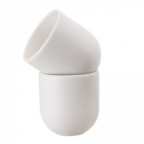 Pahar Cafea NOVUM Milk Foam Alb Mat 80ml espresso [2]