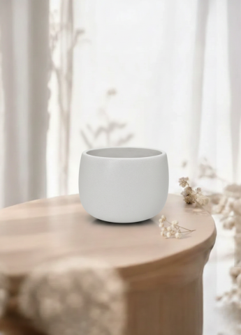 Cești Cafea Căni & Pahare - Pahar cafea NOVUM Milk Foam Cappucino 330ml Flat White, Latte (culoare Alb Mat Foam)