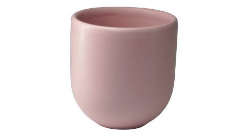 Căni & Cești - Pahar Cafea Novum Roz (Baby Pink , 250ml) Gresie Glazuratã Manual