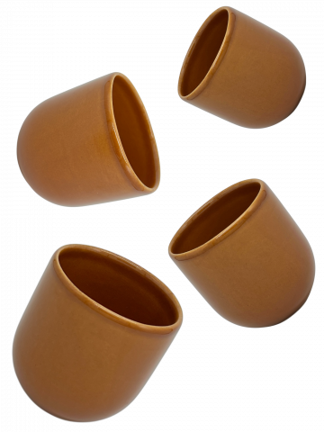 Pahar Cafea Novum Maro Teracotă  (Pantone Brown Leather, 250ml) Gresie Glazuratã Manual [1]