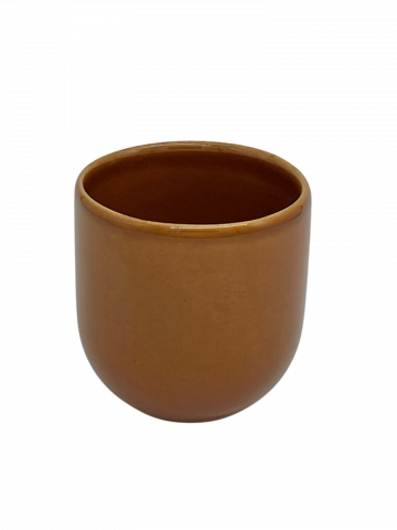 Pahar Cafea Novum Maro Teracotă  (Pantone Brown Leather, 250ml) Gresie Glazuratã Manual [6]