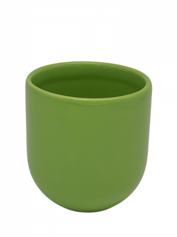 Black Friday 2025 - PAHAR CAFEA NOVUM VERDE DESCHIS (PANTONE Green Forest, 250ML) GRESIE GLAZURATÃ MANUAL