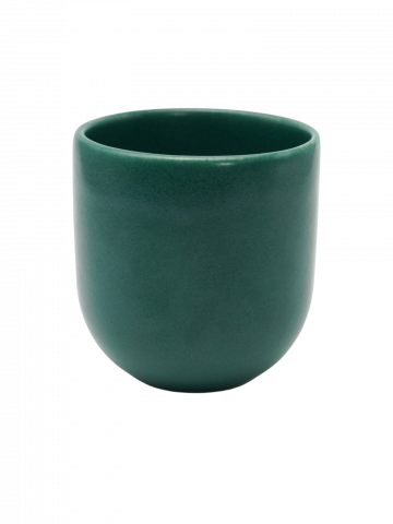 Pahar Cafea Novum Verde Emerald 250ml (Glazurat Manual) [1]