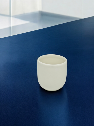 Pahar Cafea NOVUM White Jasmine 250 ml Ceramică Premium Alb Vanilie Lucios [4]