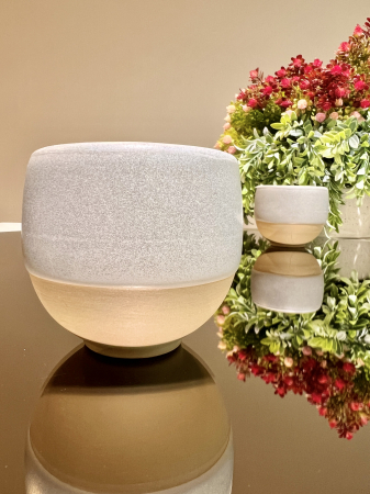 Pahar Ceramica Heritage Gri (Glazurat Manual) 300ml [3]