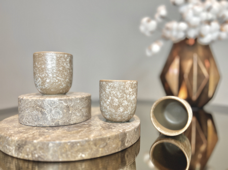 Pahar Ceramica Senso Novum (Granit-Maro, Mat, 150ml) Gresie Glazuratã Manual [1]