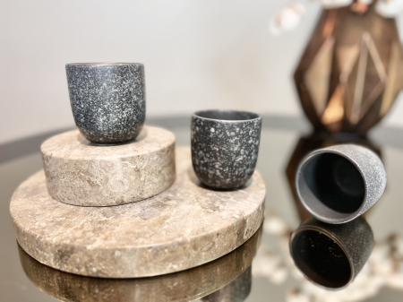 Pahar Ceramica Senso Novum (Granit-Negru, Mat, 150ml) Gresie Glazuratã Manual [2]