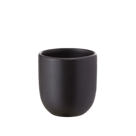 Căni & Cești - Pahar Ceramica Novum Vulcano 150ml, Negru Carbon Mat