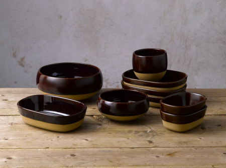 Bol Heritage Teracota cu baza finisaj nude [2]