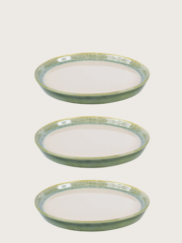 FABRICARE la COMANDĂ Colecții Veselă HORECA & B2B - SET 108 Farfurii Desert, diamtrul 20cm, Infinity Green, Glazurare Manualã, Horeca Profesional)