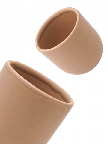 Set 2 Pahare Cafea 80ml+250ml Novum Bej Deschis Margo [1]
