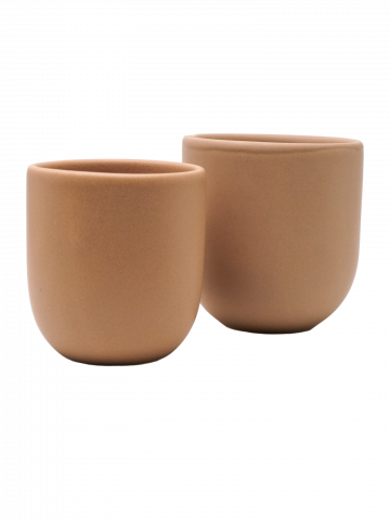 Set 2 Pahare Cafea 80ml+250ml Novum Bej Deschis Margo [2]