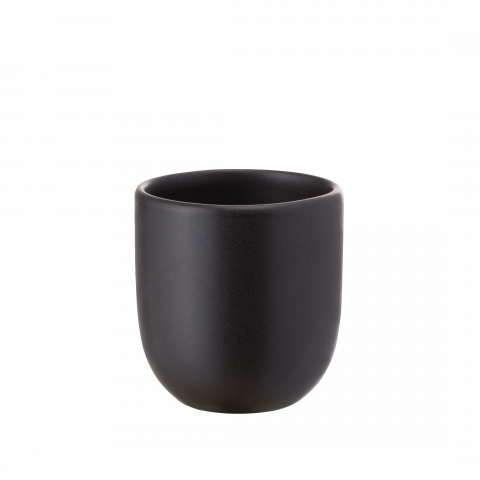 SET 2 PAHARE CAFEA VULCANO NEGRU CARBON MAT (1 PAHAR 250ML, 1 PAHAR 75ML) [8]