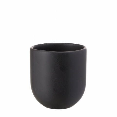 SET 2 PAHARE CAFEA VULCANO NEGRU CARBON MAT (1 PAHAR 250ML, 1 PAHAR 75ML) [5]