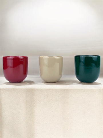 Pahare Ceramica Senso Novum - Set 3 Pahare Craciun, Novum, 250ml, Gresie Ceramică Glazurată Manual