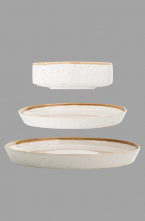 Set 3 Piese Sand Dune ( Farfurie 25 cm, Farfurie 20 cm, Bol 15 cm 400 ml ) [8]
