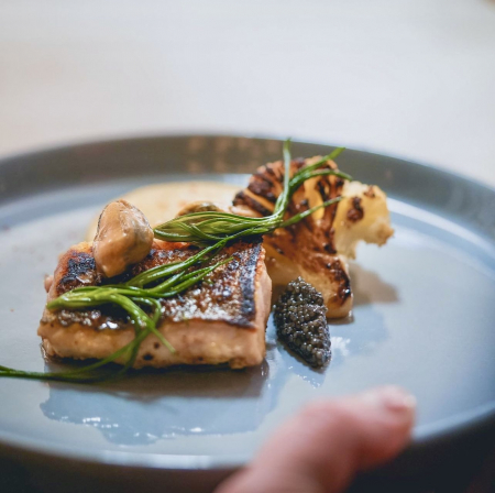 Set 72 Piese Nebula: Farfurii Mari 25 cm, Farfurii Mici 20 cm & boluri 400 ml (90% Gri si 10% Albastru) [3]