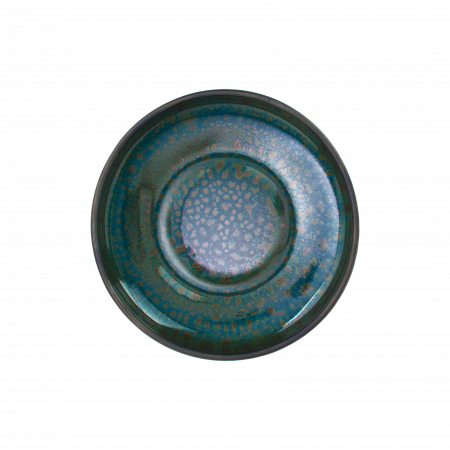 Set 108 Piese Verometal Glazura Albastru Verde Metalic Bronz Metalic Gri, Mat Argintiu ( Farfurie 25 cm, Farfurie 20 cm si Bol 450 ml ) [3]
