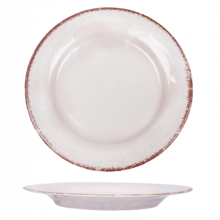 Set 6 Farfurii Glaze Alb-Lapte 22cm [1]