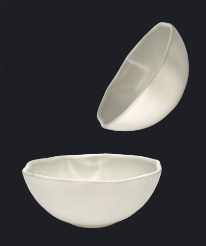 Set Farfurii 18 piese NOVUM Milk Foam (6 farfurii 26cm, 6 farfurii 21cm, 6 boluri 500ml, glazurat manual) [7]