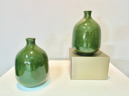 Set 48 Vaze Verzi Infinity Green (striatii 25 cm) [4]