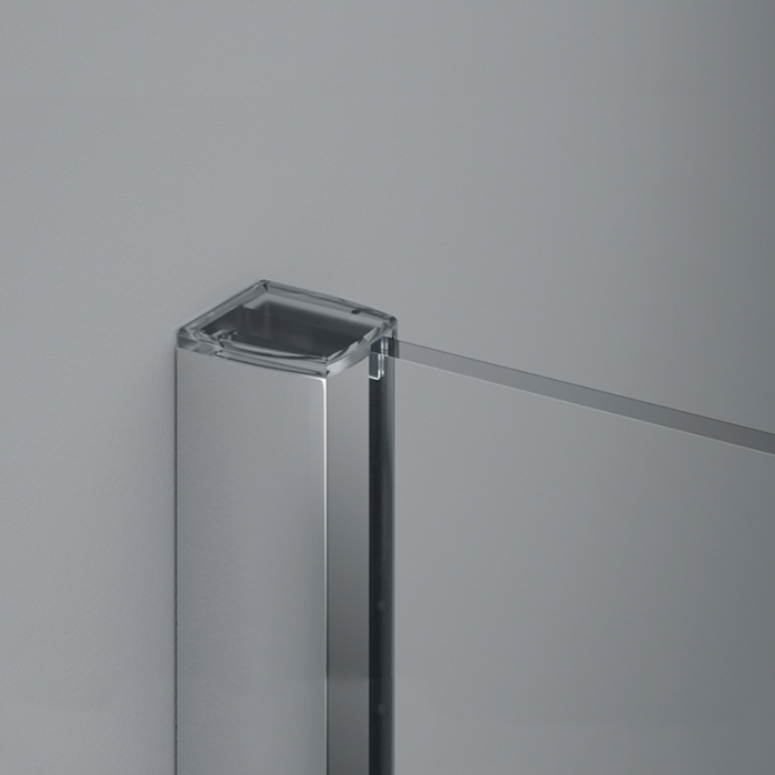 Paravan dus Sanswiss, Easy, profil crom lucios, 120 x 200 cm [3]