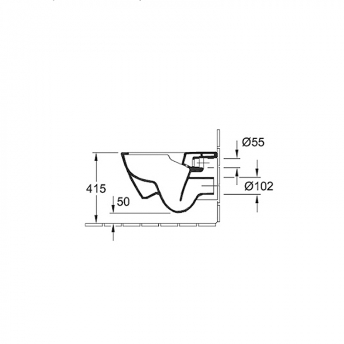 Set vas WC suspendat Villeroy & Boch, Subway 2.0, direct flush, cu capac slim, soft close, alb [2]