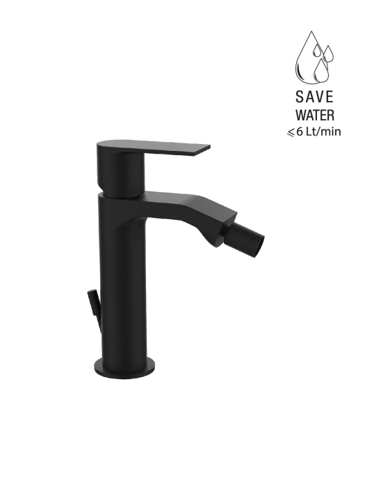 Baterie bideu cu monocomandă și scurgere tip pop-up [1]